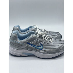 Nike Initiator 395663-001 Grey Blue White Running Shoes Men’s 10.5
